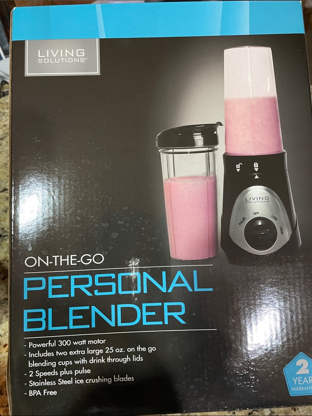 On-The-Go Personal Blender in Black